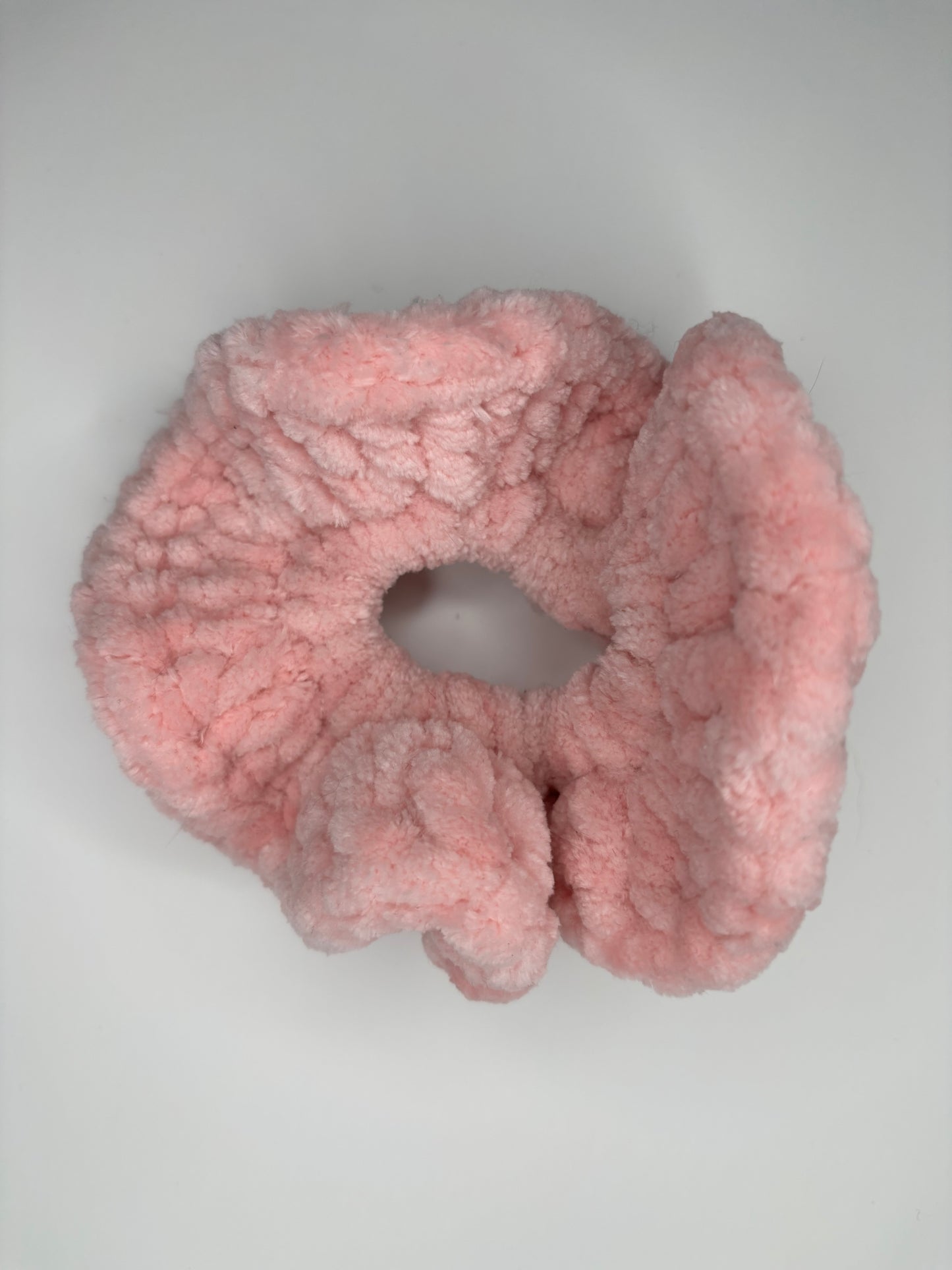 Crochet Scrunchie Light Pink