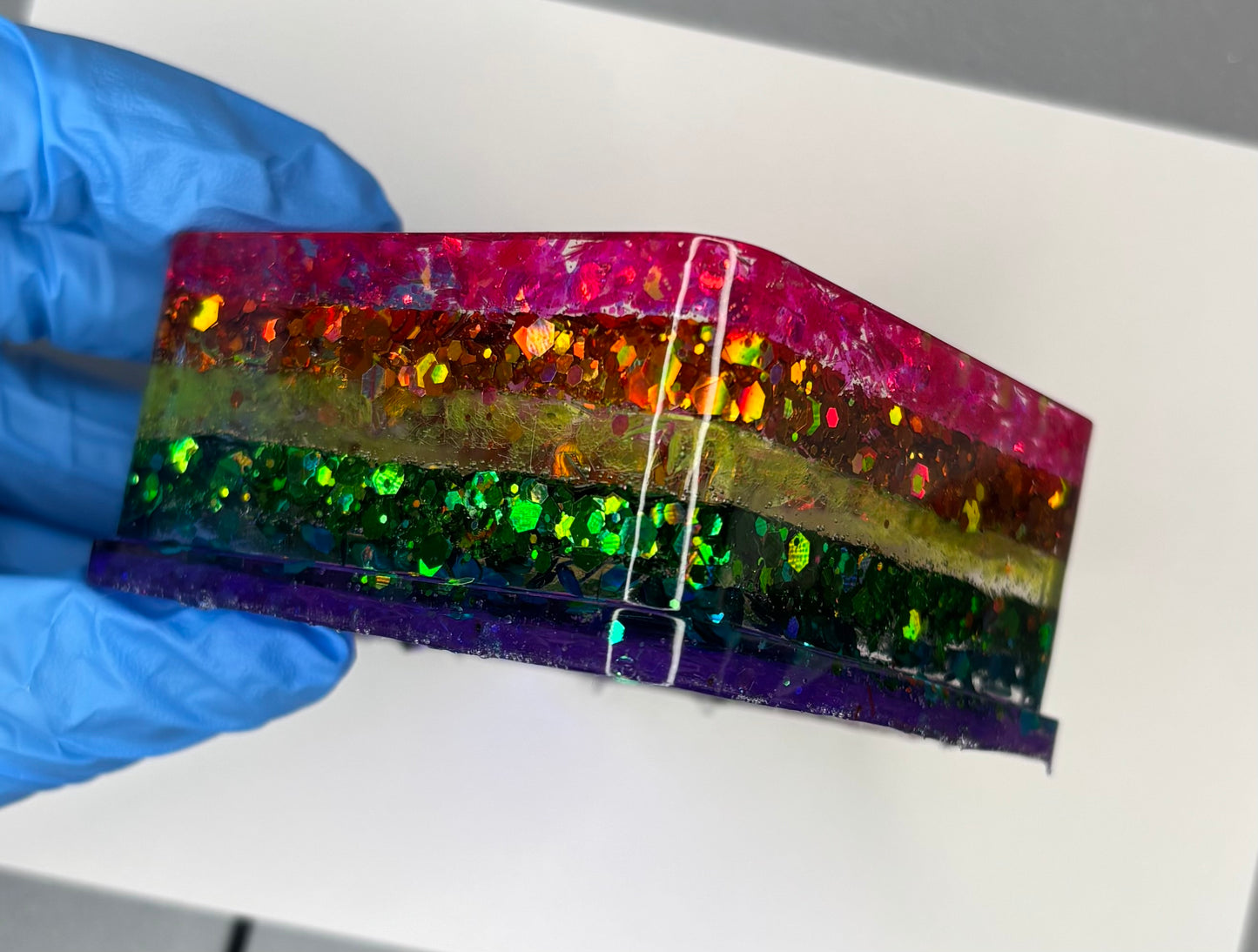 Rainbow Resin Trinket box (B Stock)