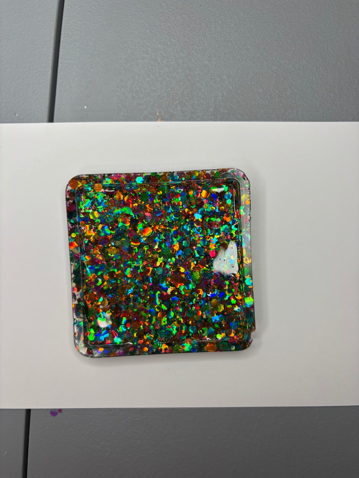 Rainbow Resin Trinket box (B Stock)