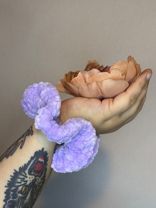 Crochet Scrunchie Lavender